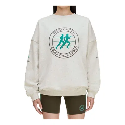 Adidas Originals (wmns) Adidas X Sporty & Rich Sweatshirt 'gray'
