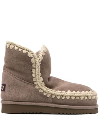 Mou Eskimo 18 Boots In Neutral