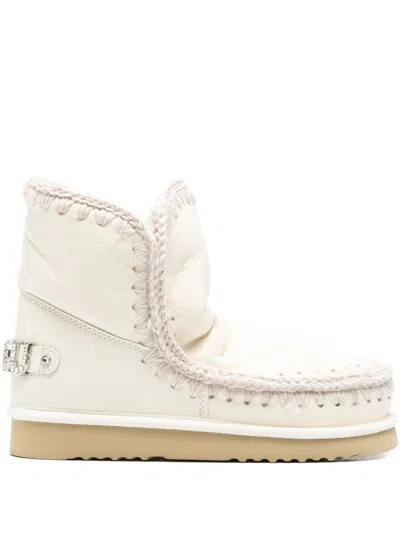 Mou Eskimo Ankle Boots In White