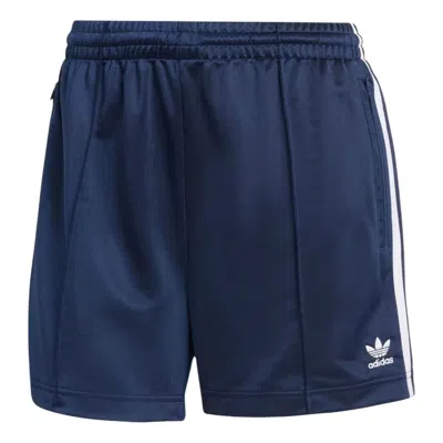 Adidas Originals (wmns) Adidas Firebird Shorts 'night Indigo White' In Multi