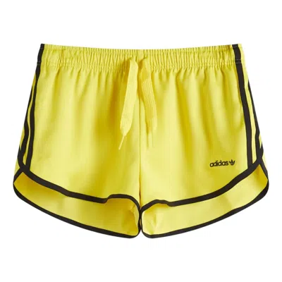 Adidas Originals (wmns) Adidas Short Sprinter Shorts 'pure Sulfur' In Yellow