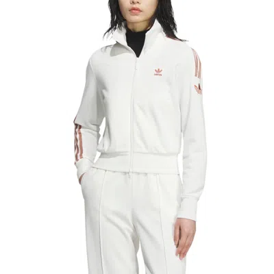 Adidas Originals (wmns) Adidas Retro Trefoil Sports Jacket 'white'