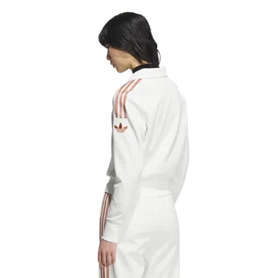 Adidas Originals (wmns) Adidas Retro Trefoil Sports Jacket 'white'