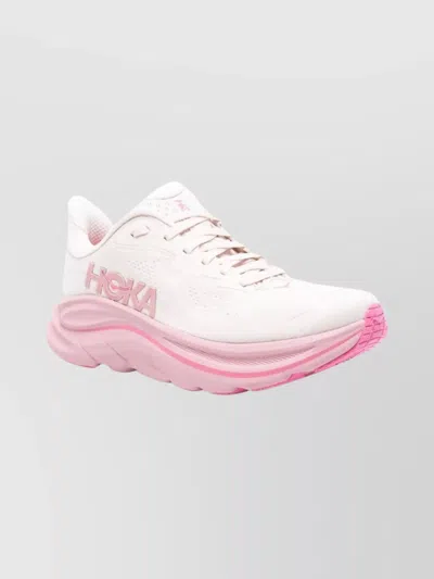 Hoka Stylish Lace-up Footwear Mesh Panels In Multi