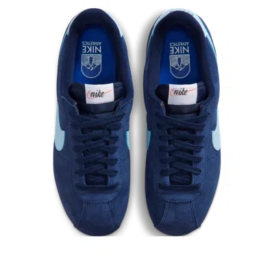 Nike Cortez Suede Sneaker In Blue