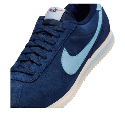 Nike Cortez Suede Sneaker In Blue