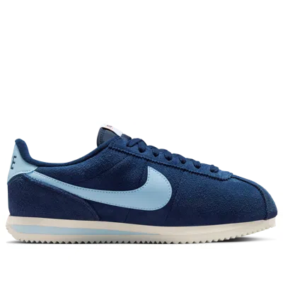 Nike Cortez Suede Sneaker In Blue