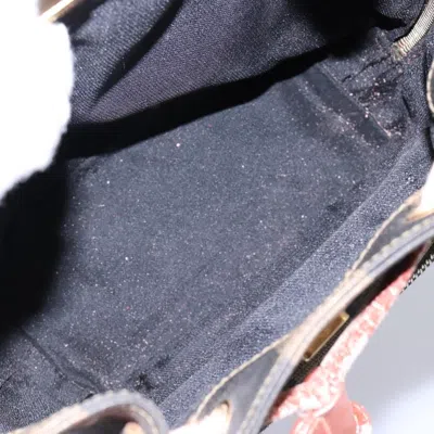 Pre-owned Fendi Pequin Front Pocket Backpack Coated Canvas Brown Canvas Backpack Bag ()