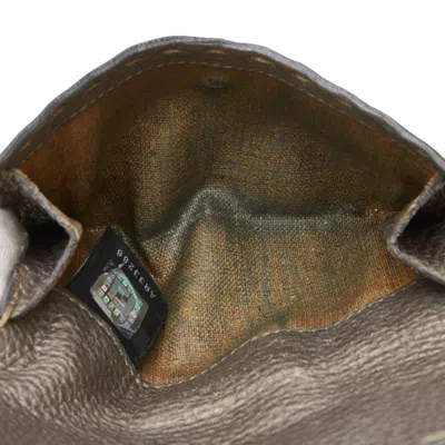 Pre-owned Fendi Selleria Champagne Gold Leather Wallet (bi-fold) ()