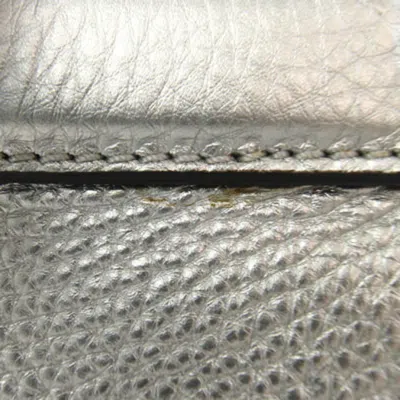 Pre-owned Fendi Selleria Silver Leather Backpack ()