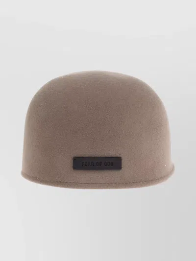 Fear Of God Soft Textured Rounded Crown Cap In Brown