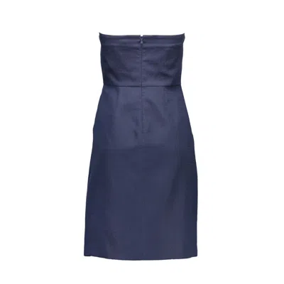 Gant Blue Cotton Women Women's Dress In Blue