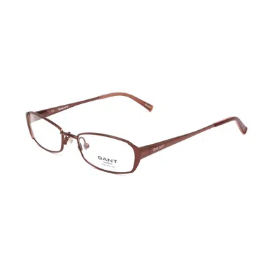 Gant Brown Metal Glasses  (frames) In Gold