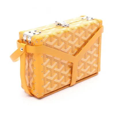 Pre-owned Goyard Multi-color Yellow Pvc Coated Canvas Shoulder Bag ()