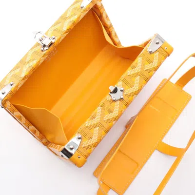 Pre-owned Goyard Multi-color Yellow Pvc Coated Canvas Shoulder Bag ()