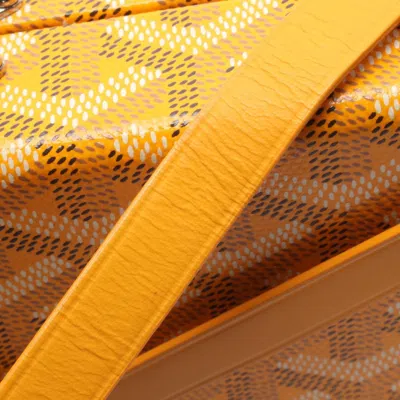Pre-owned Goyard Multi-color Yellow Pvc Coated Canvas Shoulder Bag ()