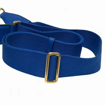 Pre-owned Gucci Beige Blue Yellow Leather Canvas Shoulder Bag ()