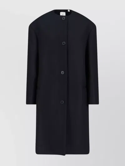 Calvin Klein Long Tailored Jacket Side Pockets In Black