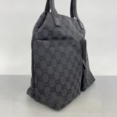 Pre-owned Gucci Black Canvas Shoulder Bag ()