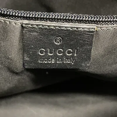 Pre-owned Gucci Black Canvas Shoulder Bag ()