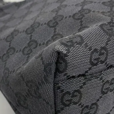 Pre-owned Gucci Black Canvas Shoulder Bag ()