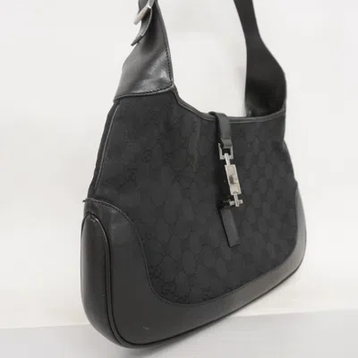 Pre-owned Gucci Black Canvas Shoulder Bag ()