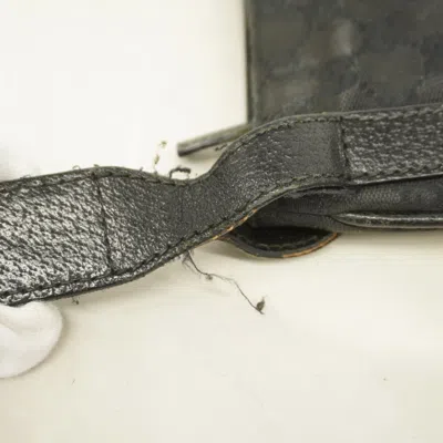 Pre-owned Gucci Black Canvas Shoulder Bag ()