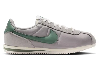 Pre-owned Nike Cortez Textile Sneakers In College Grey/sail/clay Green