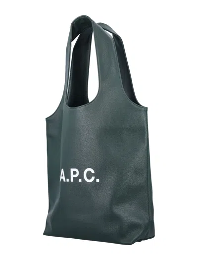 Apc A.p.c. Ninon Small Tote Bag In Blue