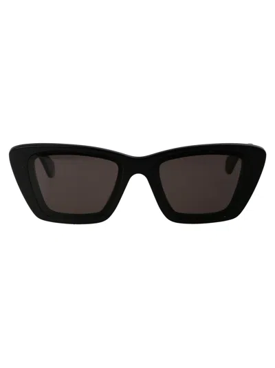Alaïa Alaia 00 Black Black Grey Acetate Sunglasses In Brown