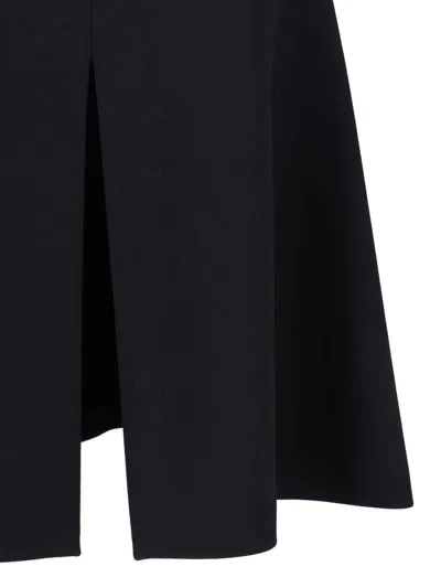 Alaïa Alaia Stretch Wool Slit Skirt In Black