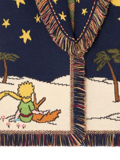 Alanui Cardigan Collab The Little Prince In Jacquard Knit In Multi