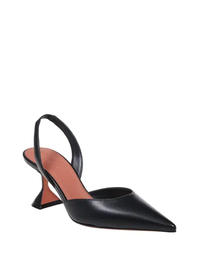 Amina Muaddi Women's Holly Leather Slingback Pumps In Multi