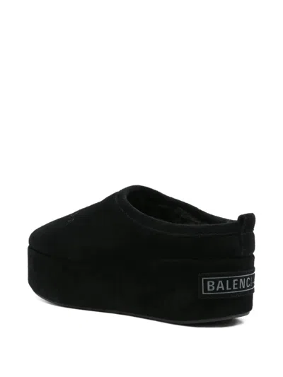 Balenciaga 55mm Alaska Slip-on Shoes In Black