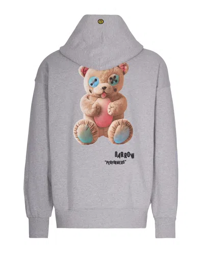 Barrow Felpa Con Stampa Grigio In Multi