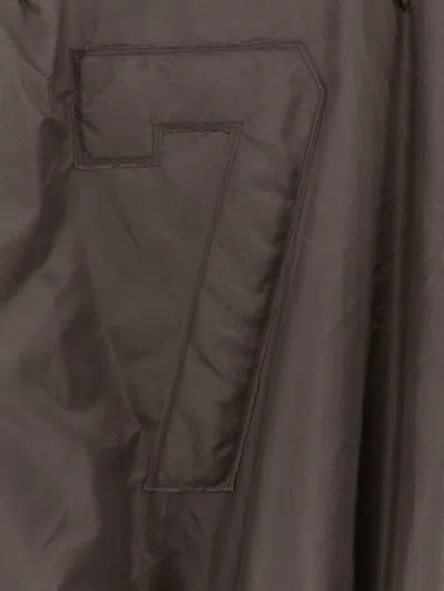 Ih Nom Uh Nit Padded Bomber Jacket Featuring Ribbed Cuffs In Brown