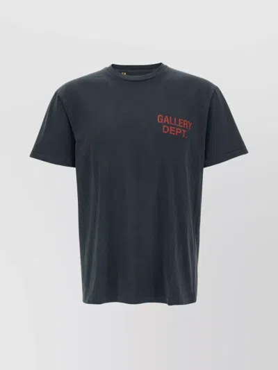 Gallery Dept. Graphic Print Crew Neck T-shirt In Black