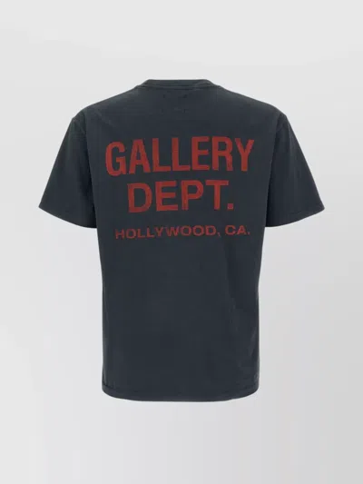 Gallery Dept. Graphic Print Crew Neck T-shirt In Black