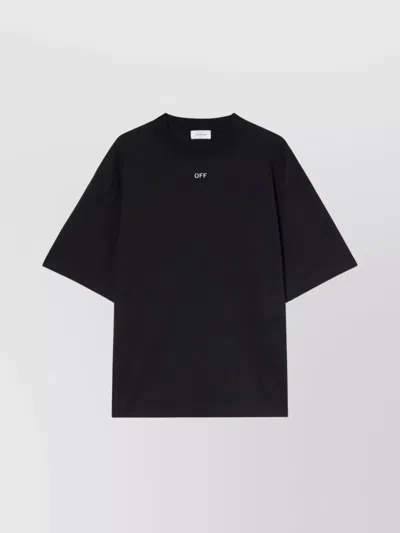 Off-white Arrow Motif T-shirt In Black