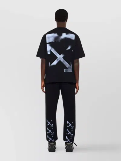 Off-white Arrow Motif T-shirt In Black