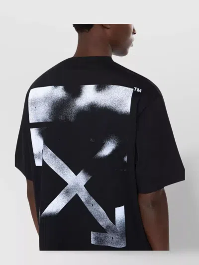 Off-white Arrow Motif T-shirt In Black
