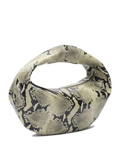 Khaite Olivia Medium Snake-effect Leather Tote In Animal Print