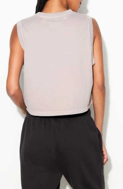 Spiritual Gangster Doheny Cotton Crop Tank In Gray