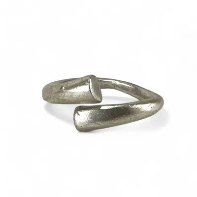 By Virgo Women's Silver Auren Antique Ring In Silver