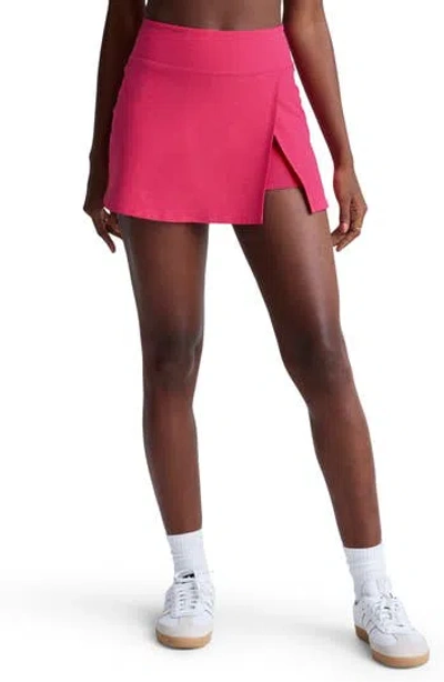 Beyond Yoga Points Crossover Skort In Pink