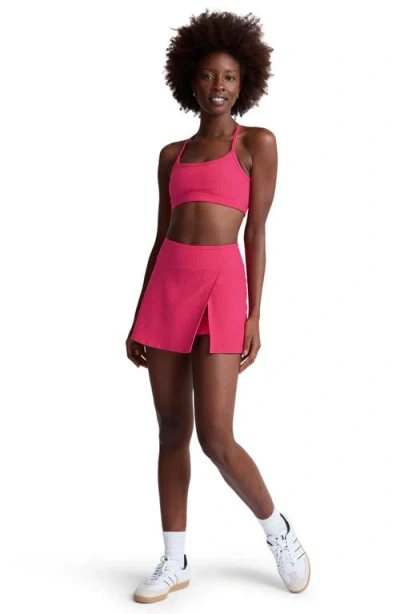 Beyond Yoga Points Crossover Skort In Pink