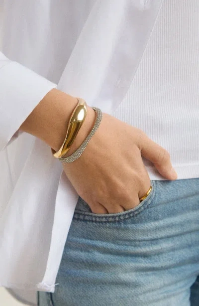 Baublebar Wave Set Of 2 Cuff Bracelets In Gold