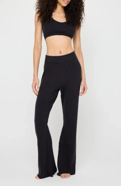 Spiritual Gangster Sofia Ribbed Sweater Bralette In Black