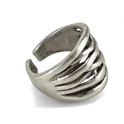 By Virgo Women's Silver Veyra Antique Ring In Silver