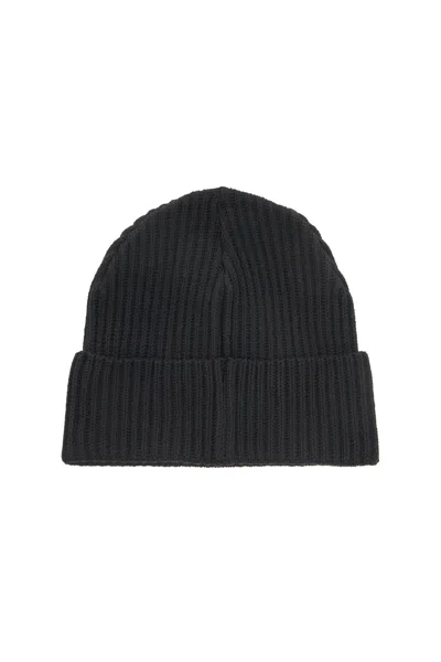 Patagonia Fisherman S Rolled Ribbed Beanie In Black